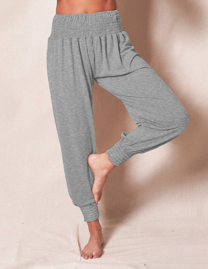 Damen luftige Sommerhose mit elastischem Bund Drune