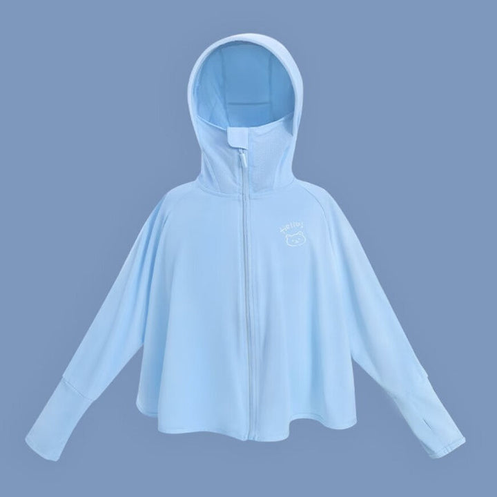 Damen atmungsaktive Sonnenschutzjacke mit Reißverschluss Drune