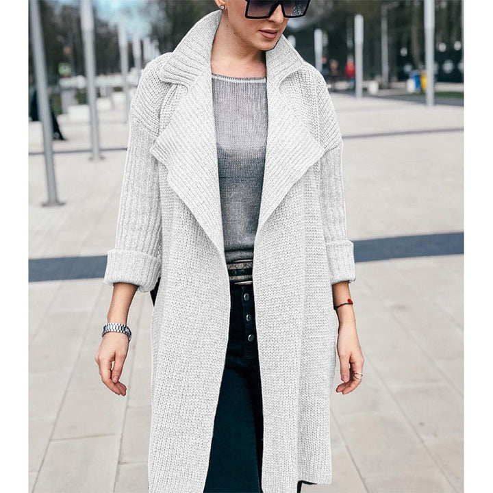 Damen oversized Strickmantel Drune