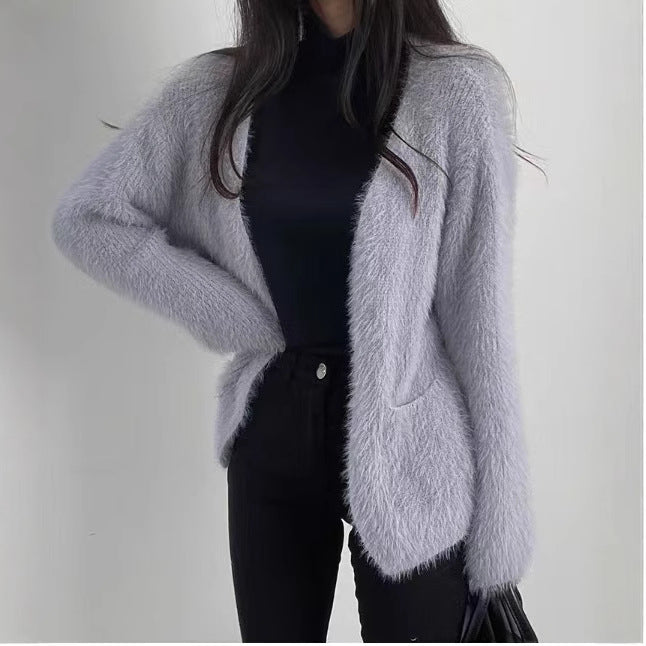 Damen Gemütliche und stilvolle Strickjacke Drune