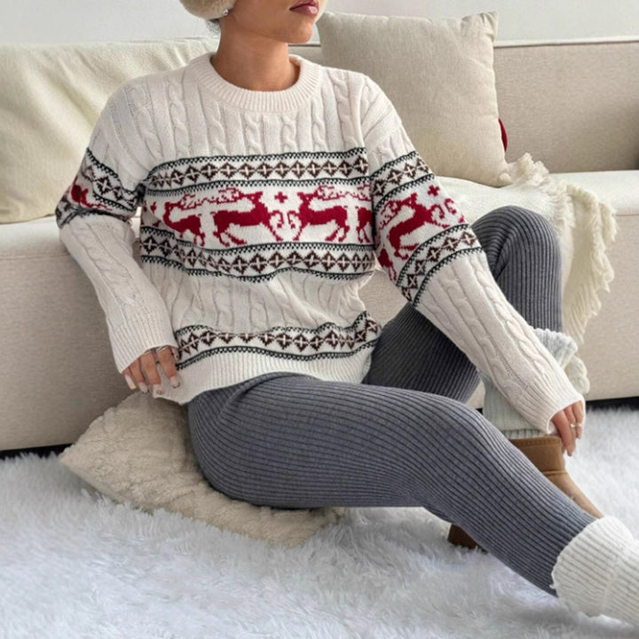 Damen Strickpullover Drune