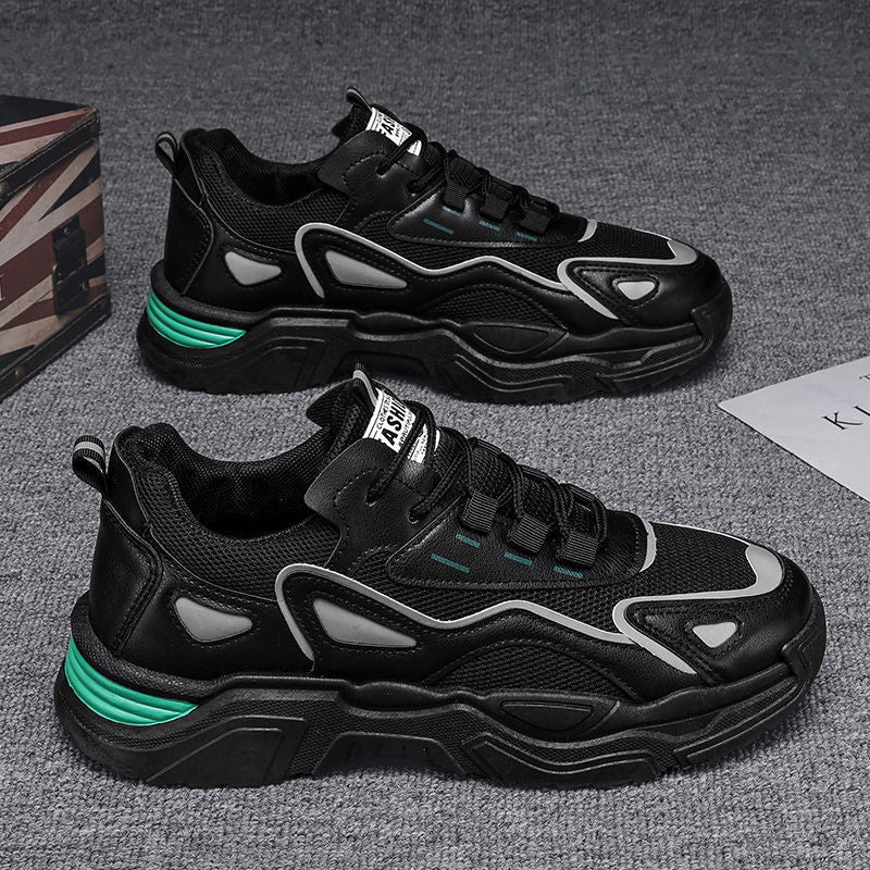 Damen Sportliche Sneakers mit atmungsaktiven Netzoberflächen und gepolstertem Innenbereich Drune