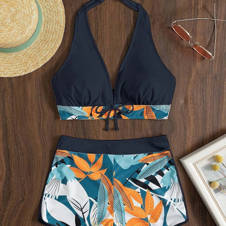 Damen Sportlicher Bikini mit modischem Schnitt Drune
