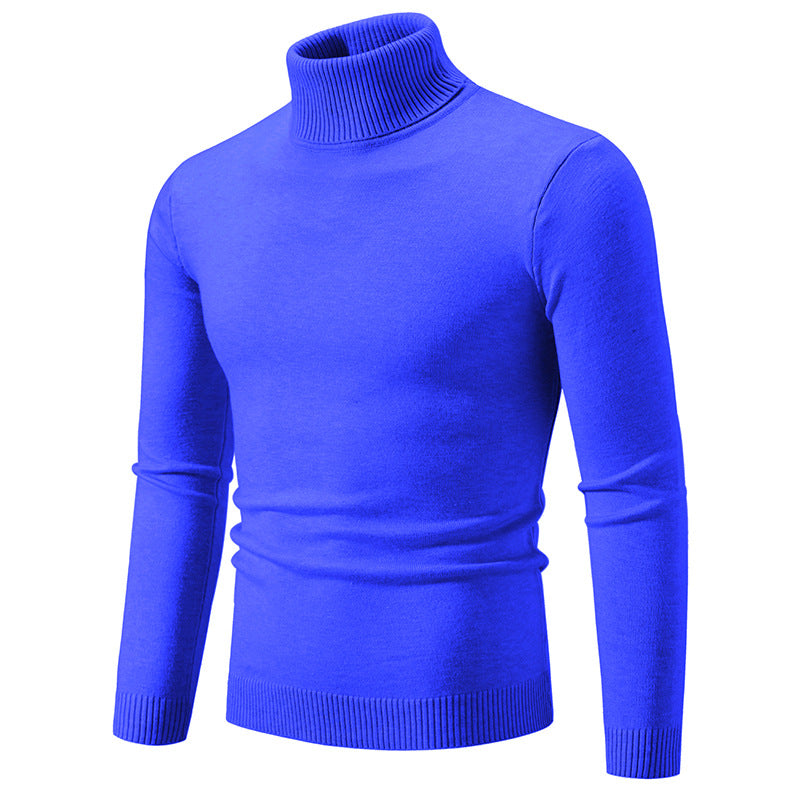 Herren nan Slim-Fit Rollkragenpullover aus Feinstrick mit geripptem Stehkragen und elastischem Bund Drune