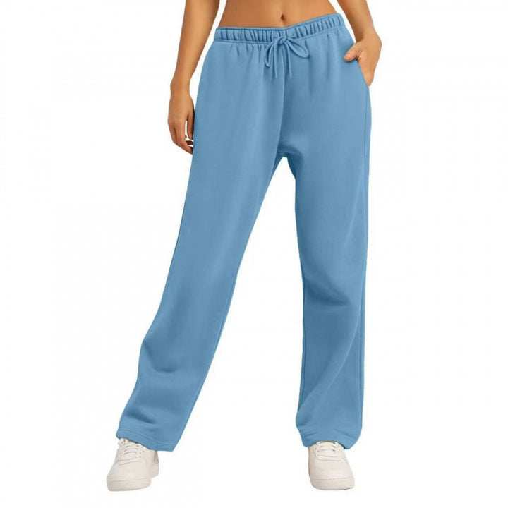 Damen Sweatpants mit bequemer Passform und elastischem Bund Drune