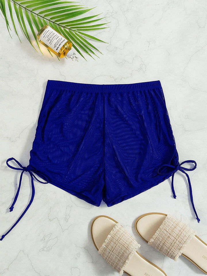 Damen Stylische Badeshorts mit Raffungen Drune