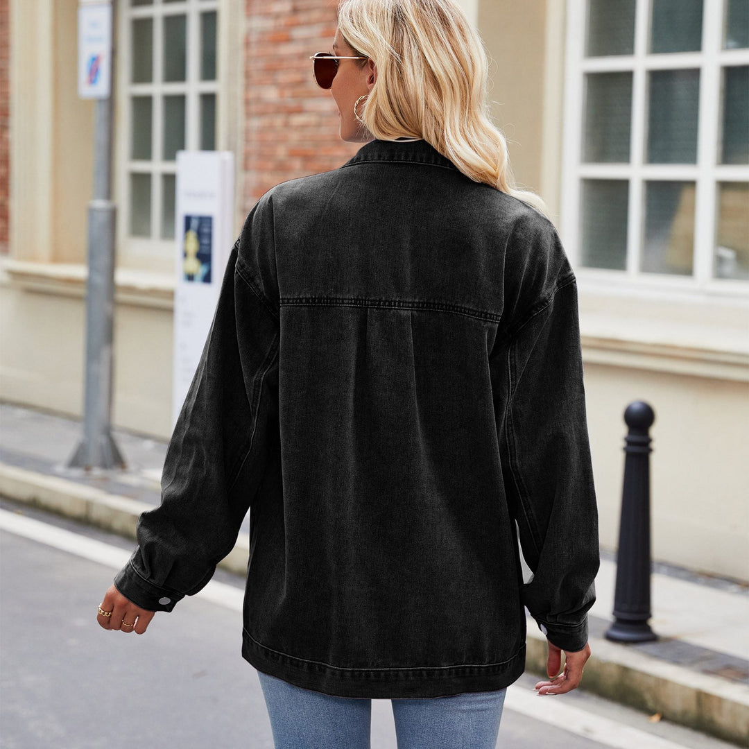 Drune | Übergroße Denimjacke - Lässig & Trendy - Knopfleiste - Ganzjähriger Begleiter