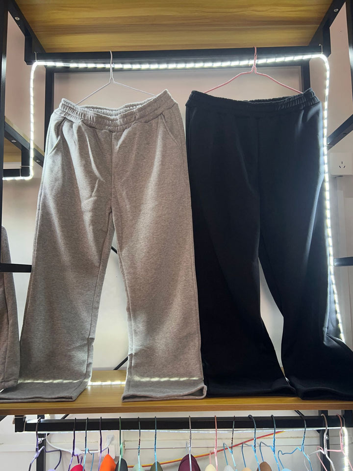 Damen nan lässiges Oversize Sweatshirt und weite Jogginghose Set Drune