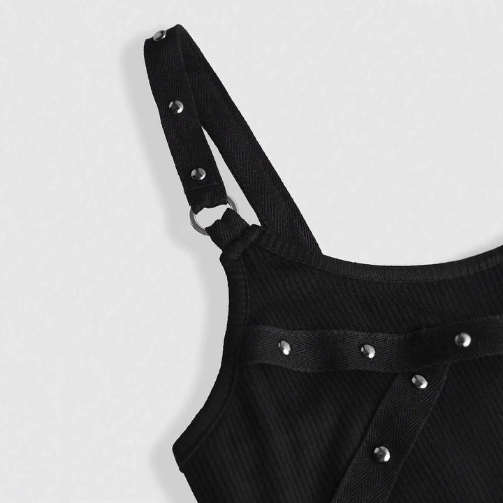 Damen Raffiniertes Top mit Elastananteil und funkelnden Details Drune