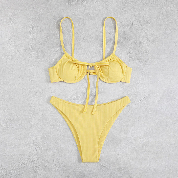 Damen Triangel-Bikini mit Charming Binding Drune