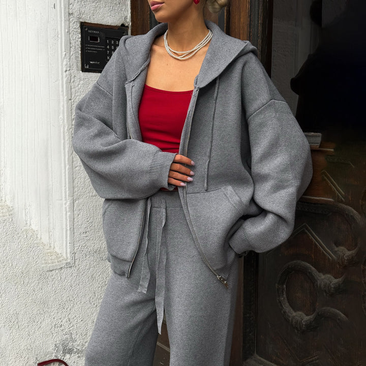 Damen Oversized Hoodie mit lässigem Schnitt und weichen Materialien Drune