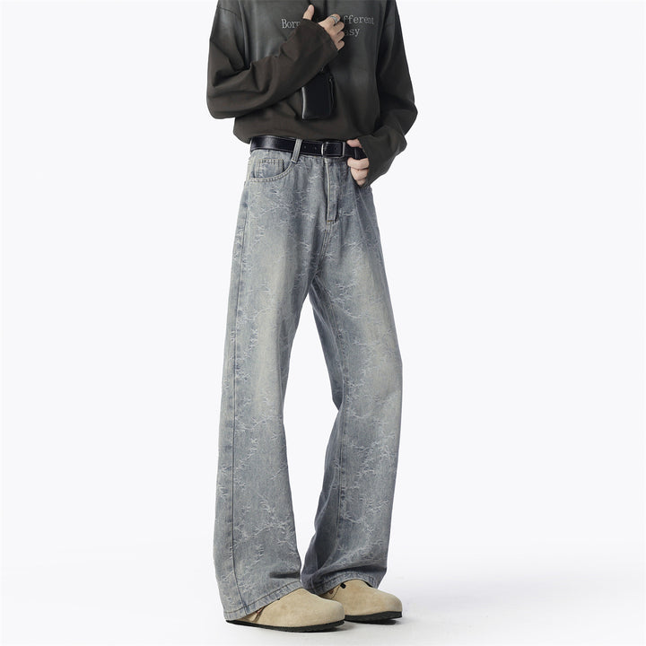 Herren Weite Jeans mit einzigartigem Muster und hohem Tragekomfort Drune