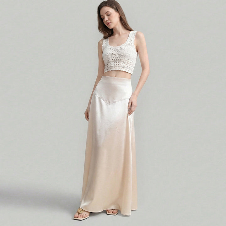 Damen Maxi-Rock mit fließendem Schnitt und edlem Material Drune