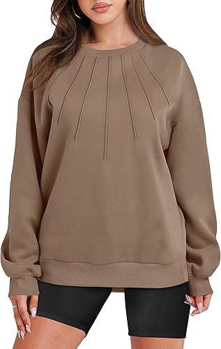 Damen Oversize Sweatshirt mit strukturiertem Design Drune