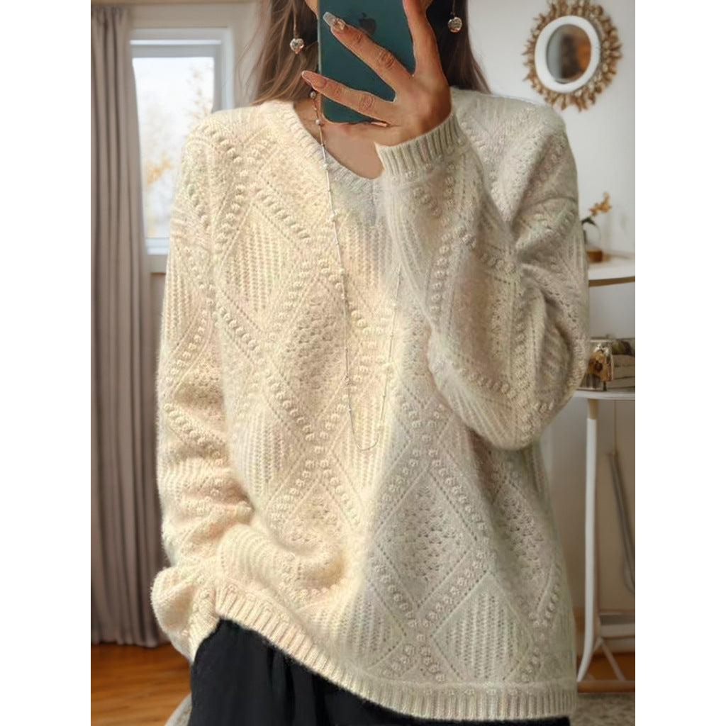 Damen Strickpullover mit strukturierter Verarbeitung und weichem Griff Drune