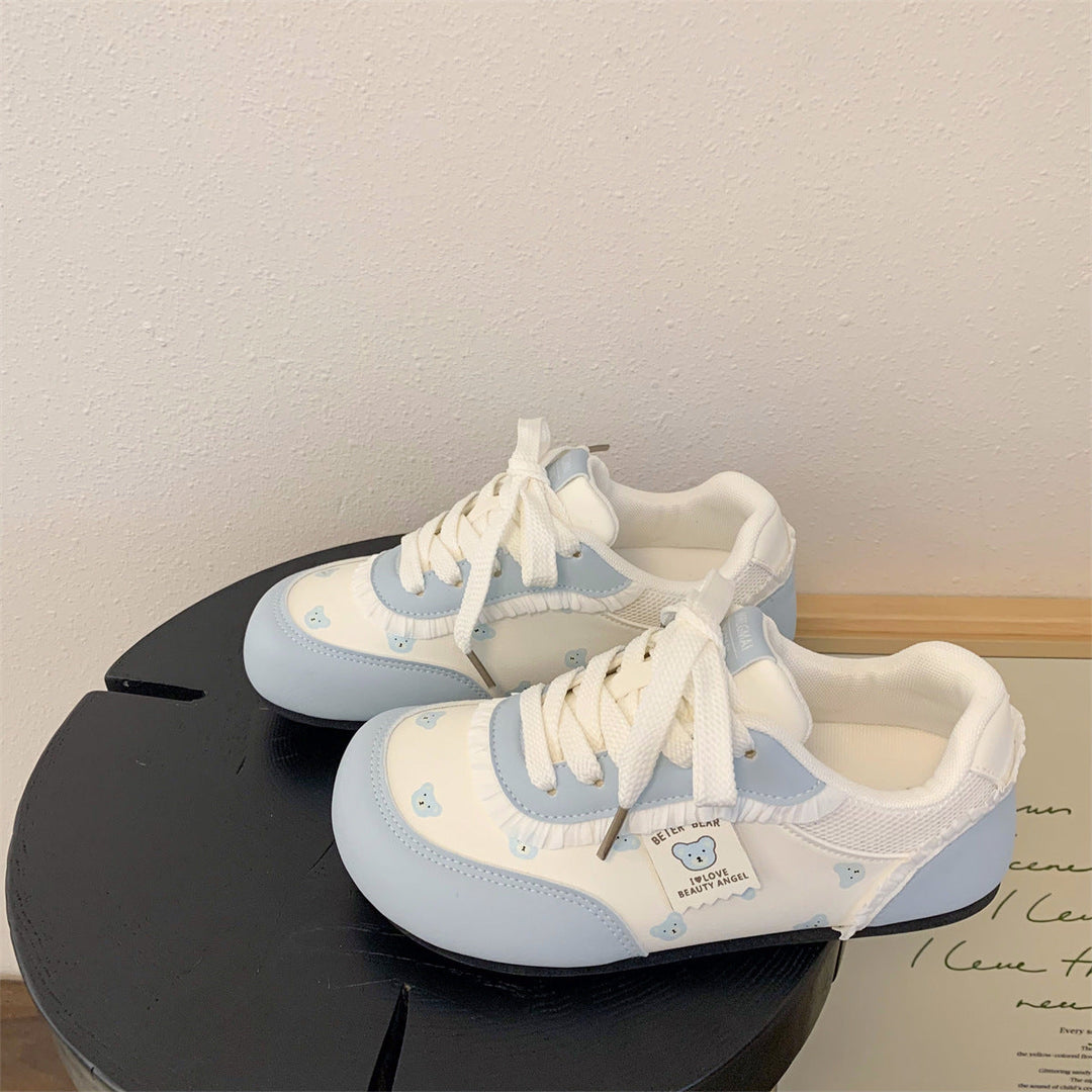 Damen Sneakers mit bezaubernden Bärenmotiven und bequemer Dämpfung Drune