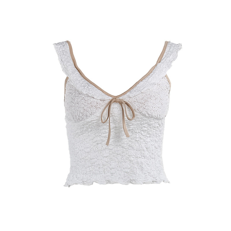 Damen Spitzen-Trägertop mit raffiniertem Design Drune