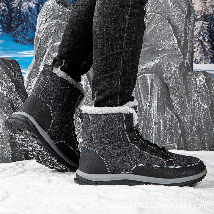 Damen Winterboots mit isolierendem Fleece-Futter und rutschfester Sohle Drune