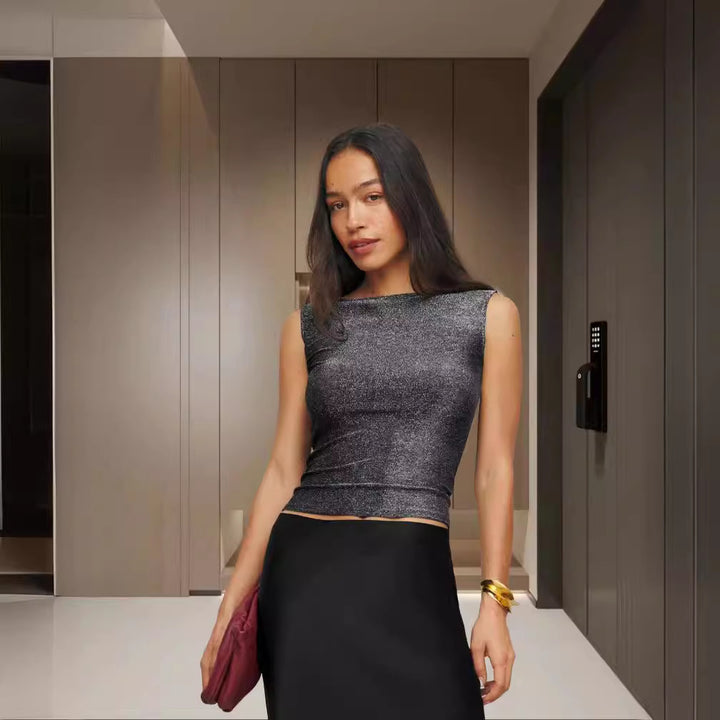 Damen Glamouröses Oberteil mit exzellenter Passform Drune