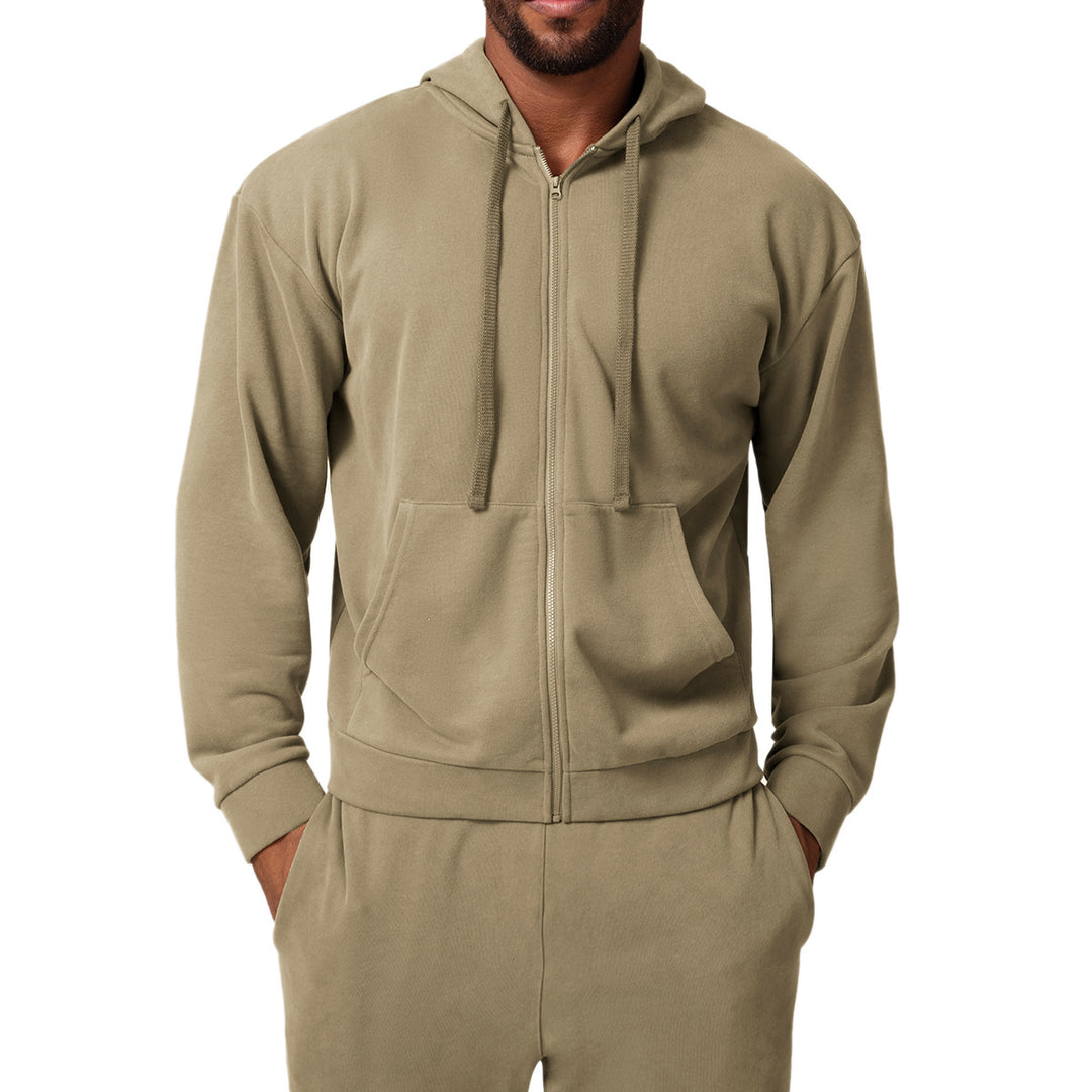 Herren Kapuzenjacke mit weichem Innenfutter und praktischen Taschen Drune