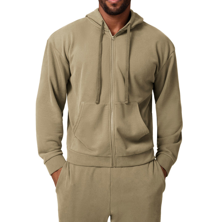 Herren Kapuzenjacke mit weichem Innenfutter und praktischen Taschen Drune