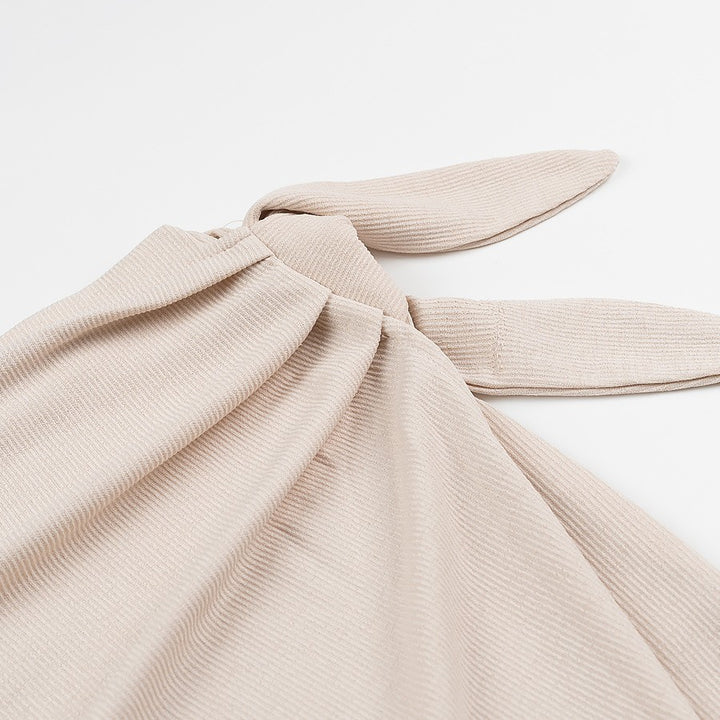 Damen Wickelrock mit seitlichem Knoten und eleganter Drapierung Drune