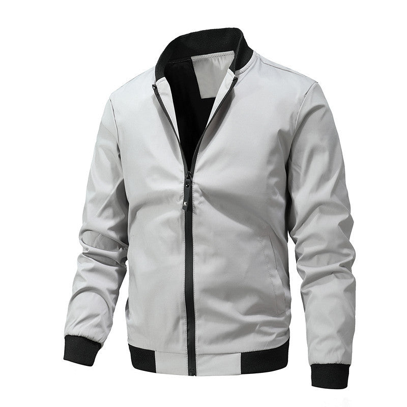 Herren stylische Übergangsjacke mit elastischen Ärmelbündchen und atmungsaktiven Materialien Drune
