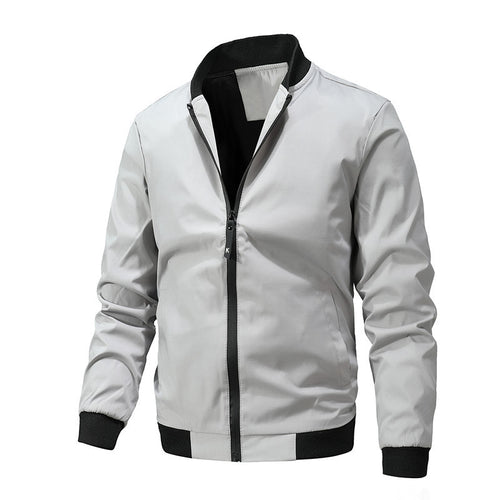 Herren stylische Übergangsjacke mit elastischen Ärmelbündchen und atmungsaktiven Materialien Drune