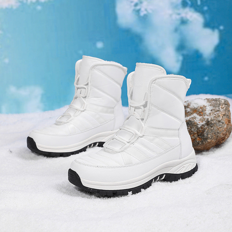 Damen Wasserdichte Winterstiefel mit isolierendem Futter und rutschfester Sohle Drune