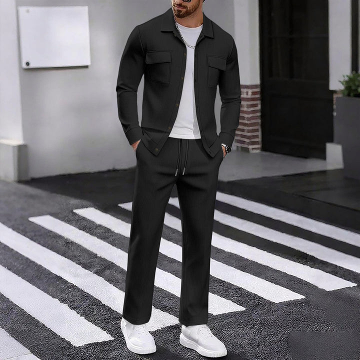 Herren Freizeitjacke und Jogginghose Set Drune