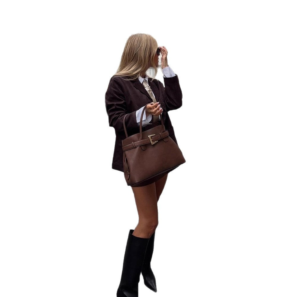 Damen modisches Blazer mit strukturiertem Design Drune