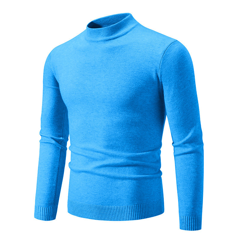 Herren Rollkragenpullover aus weichem Strickmaterial Drune