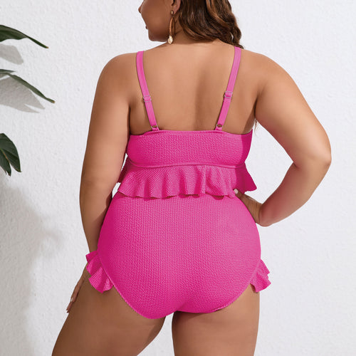 Damen Bikini-Set mit voluminösem Rüschendesign Drune