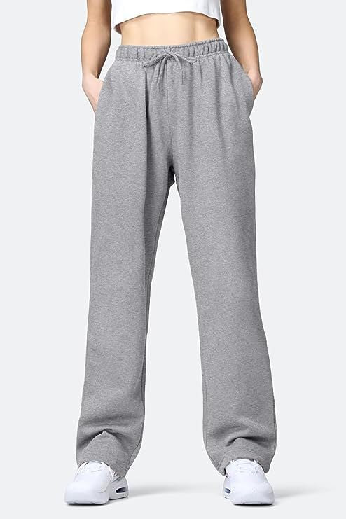 Damen bequeme Sporthose mit elastischem Bund und praktischen Taschen Drune