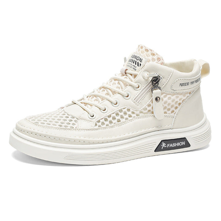 Damen Sportliche High-Top Sneakers mit atmungsaktivem Mesh-Design Drune