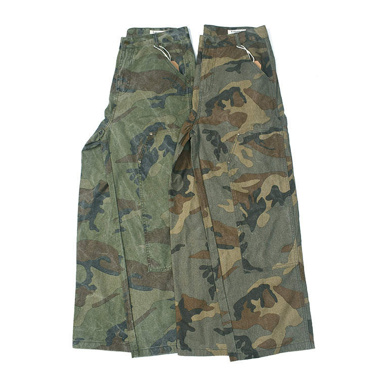Damen Cargohose mit multifunktionalen Taschen und modernem Camouflage-Design Drune