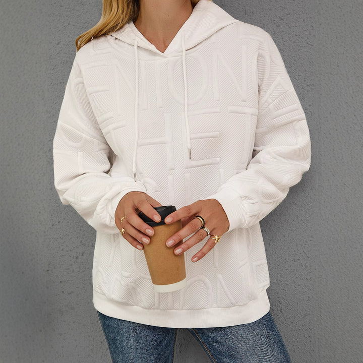 Damen Oversize Kapuzenpullover mit strukturiertem Design Drune