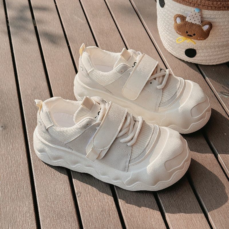 Damen Sneaker mit praktischen Klettverschlüssen und dämpfender Sohle Drune