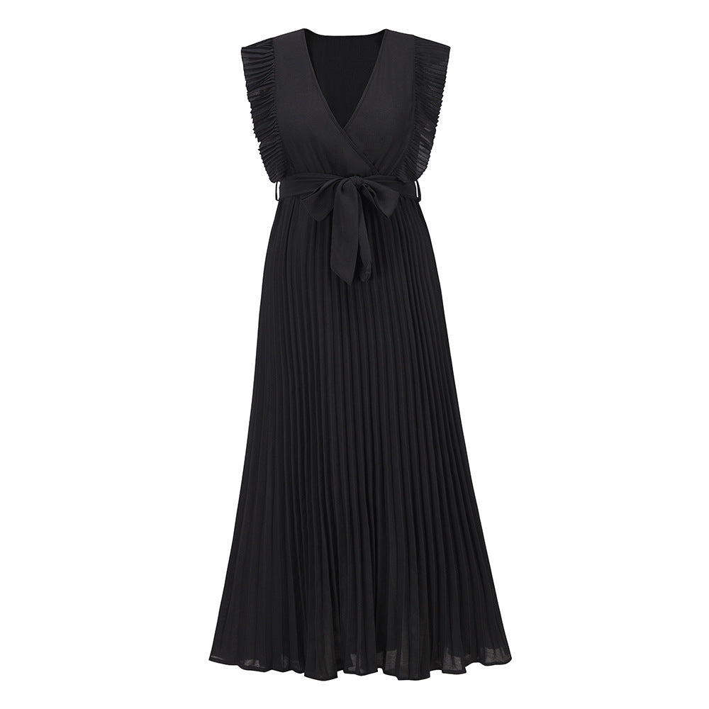 Drune | Plissee-Kleid aus Chiffon