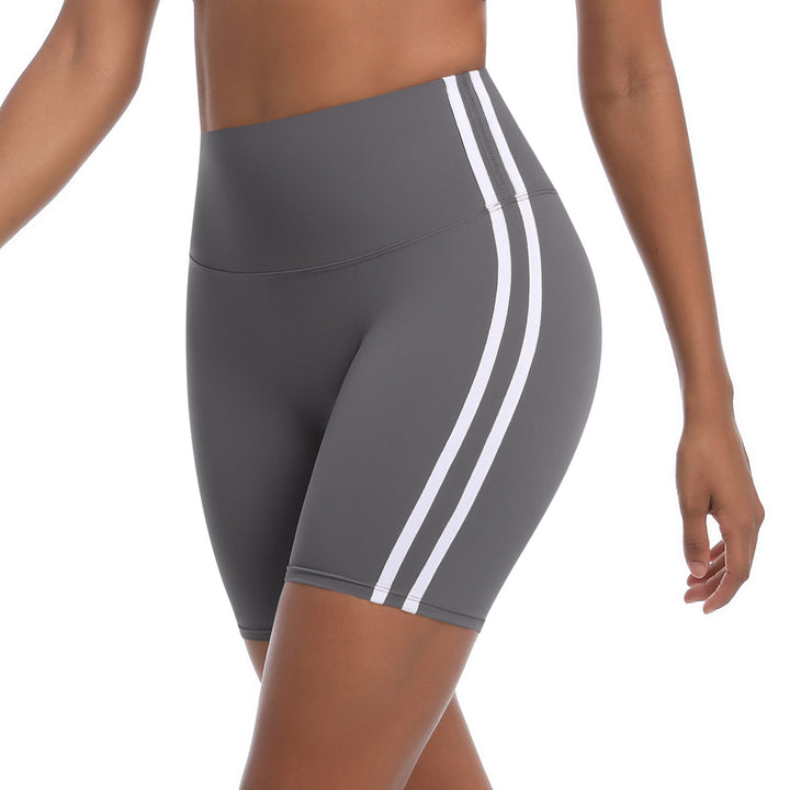 Damen Sportliche Shorts mit hohem Bund und strategischen Einsätzen für aktiven Komfort Drune