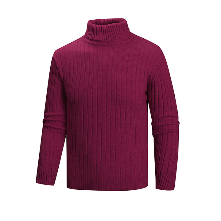 Herren Strickpullover mit Stehkragen Drune