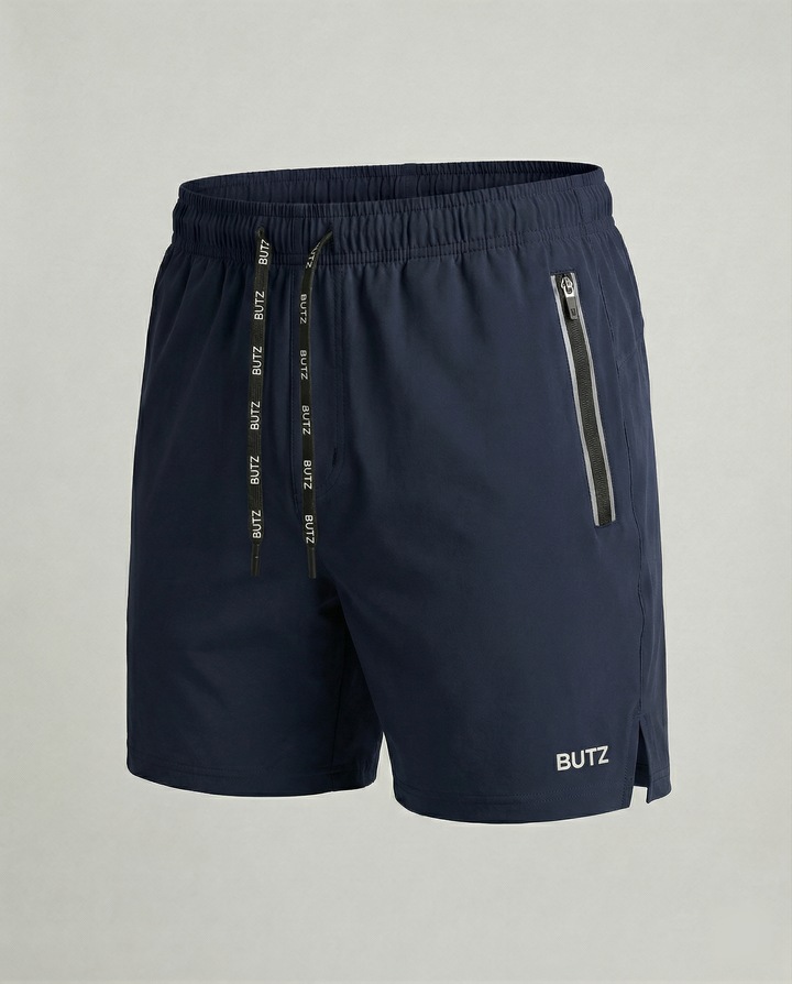 Herren Sportliche Multifunktions-Shorts mit schnell trocknender Technologie und praktischen Reißverschlusstaschen Drune