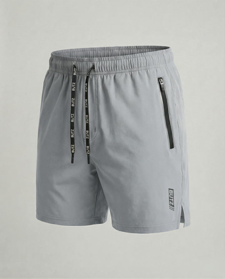 Herren Sportliche Multifunktions-Shorts mit schnell trocknender Technologie und praktischen Reißverschlusstaschen Drune