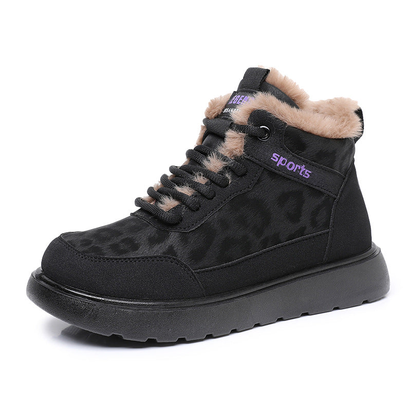 Damen Winterliche Sneakers mit isolierendem Innenfutter und rutschfester Sohle Drune