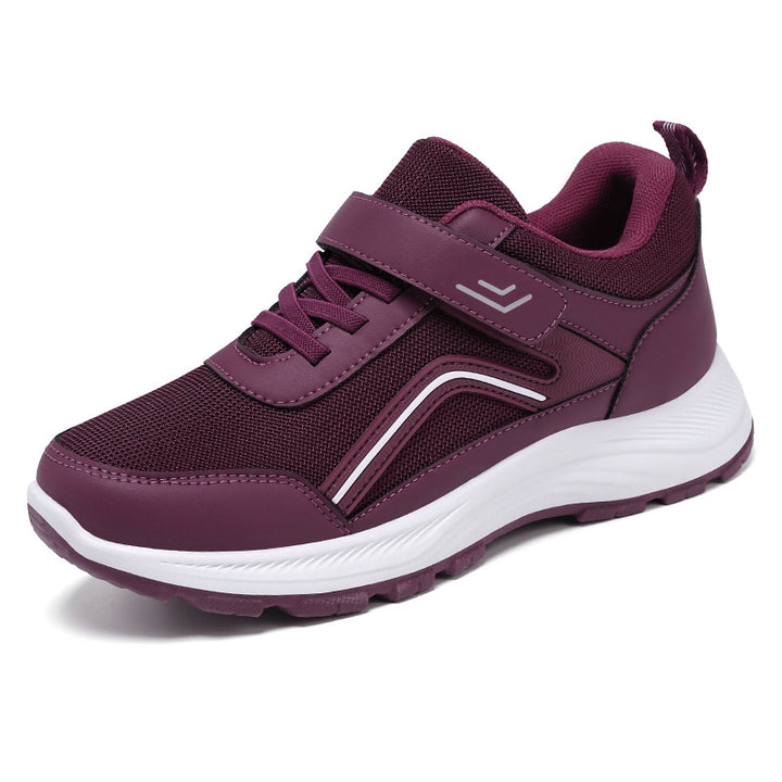 Damen nan Sportlicher Klett-Sneaker mit atmungsaktivem Mesh und dämpfender EVA-Sohle Drune