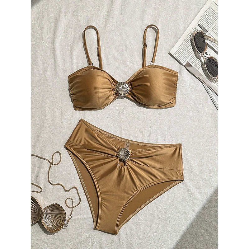 Damen-Bikini mit eleganter Muschel-Applikation Drune