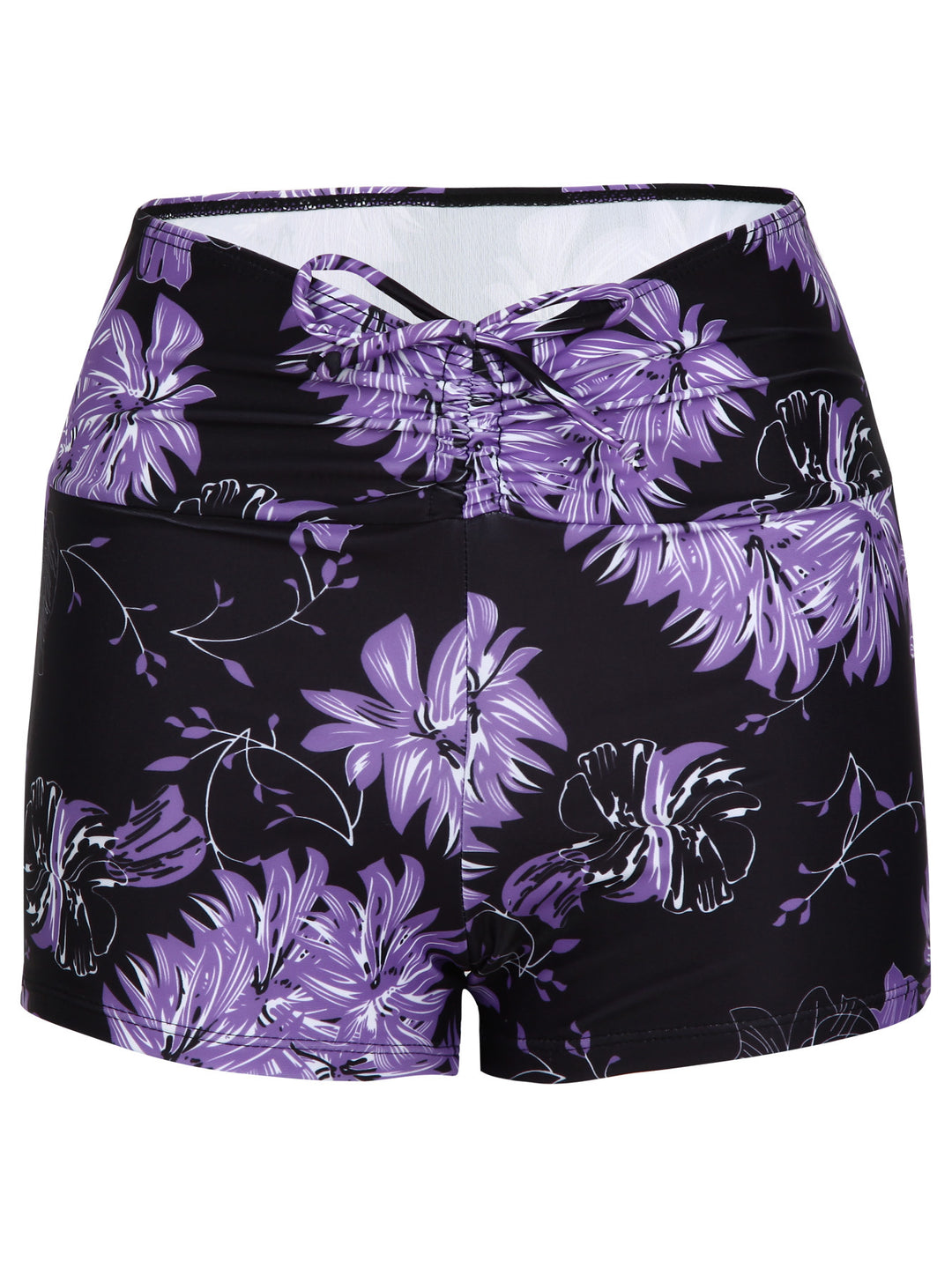 Damen Bikini-Höschen mit hohem Bund und raffinierten Rüschendetails Drune