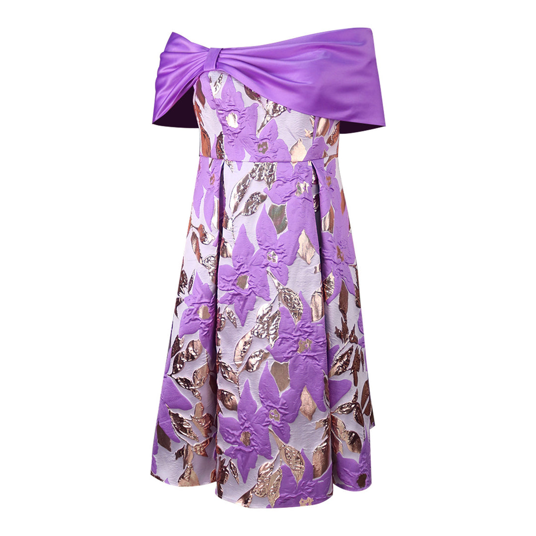 Damen Glamouröses Abendkleid mit Drapierung Drune