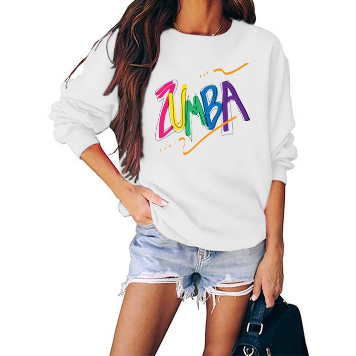 Damen Sweatshirt mit modernem Zumba-Design und lässiger Passform Drune