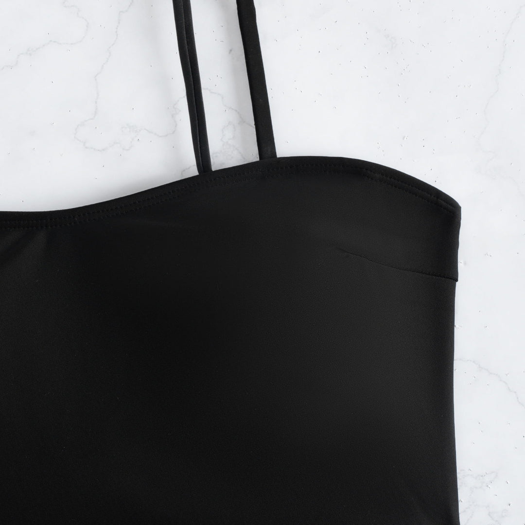 Damen Badeanzug mit modischem Raffungselement und lebhaftem Animal-Print Drune